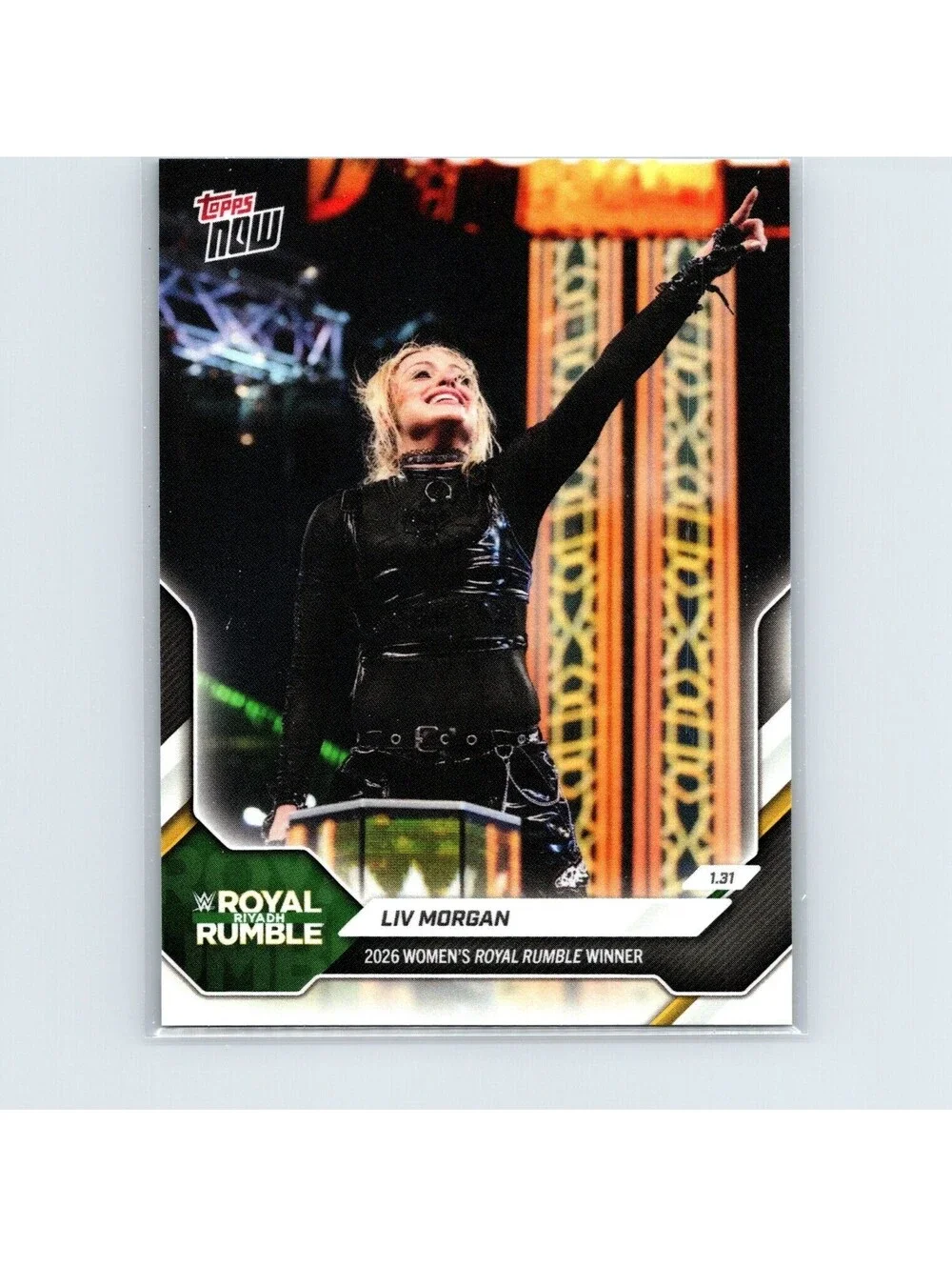 2026 Topps WWE Now - Liv Morgan #11 - Royal Rumble Winner